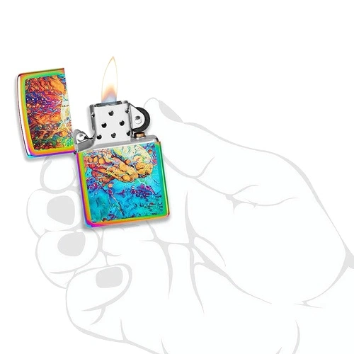 Запалка Zippo - 49787 Psychedelic Brain Design ➤ топ цена ➤ sorbe.bg