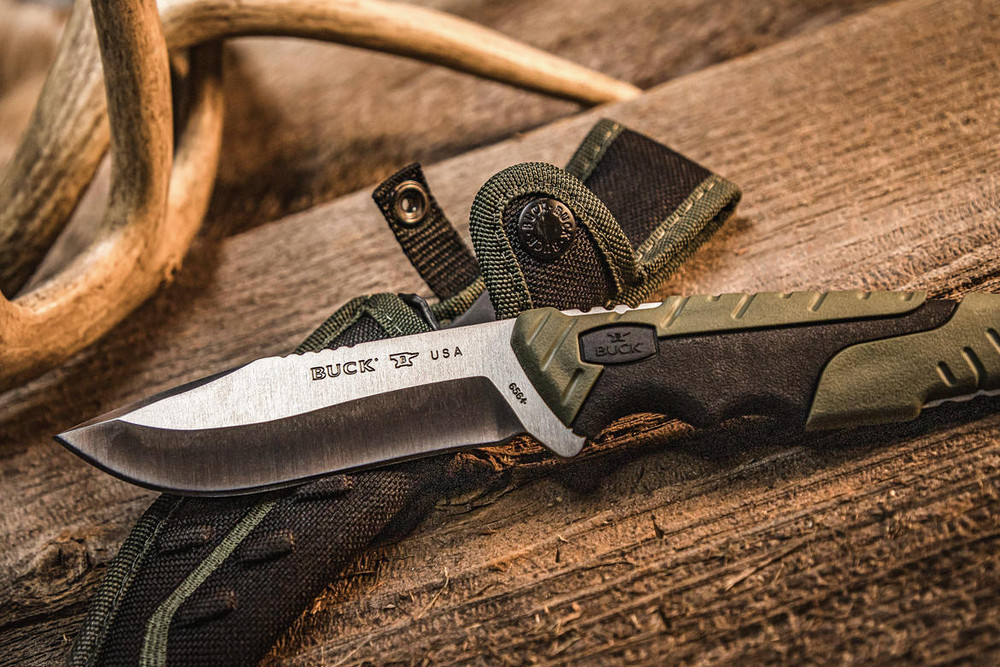 Ловен нож с фиксирано острие Buck PURSUIT LARGE 0656GRS