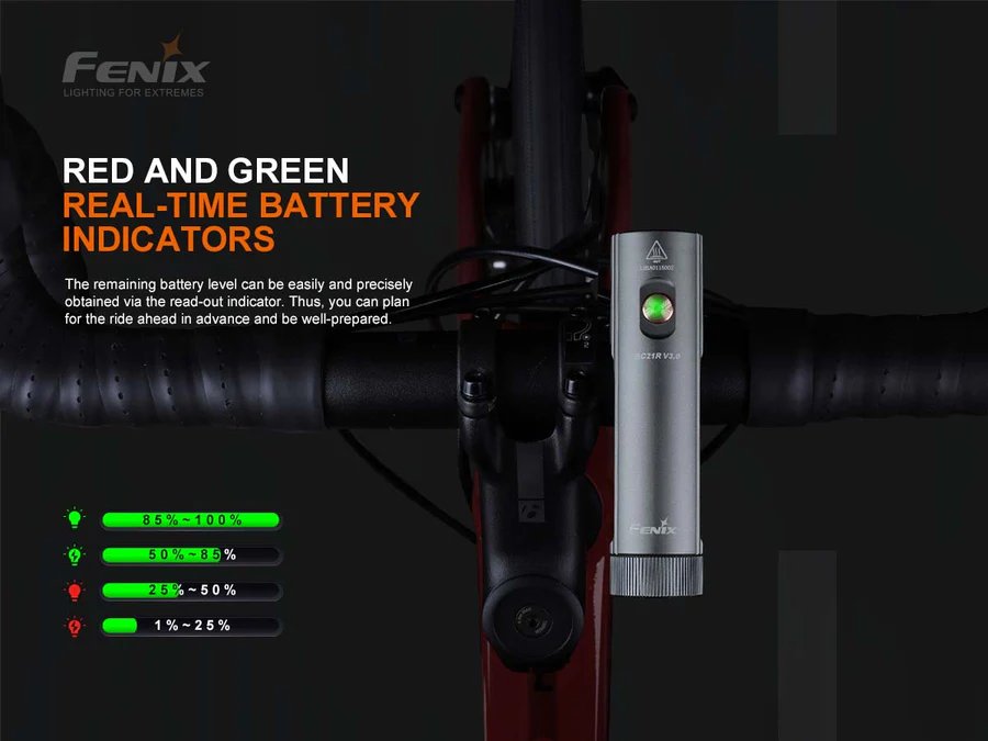 Велосипеден фар Fenix BC21R V3.0 LED