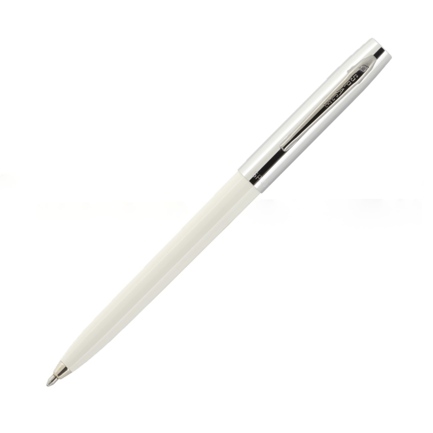 Химикалка Fisher Space Pen Cap-O-Matic Brass cap White barrel 775-W в подаръчна кутия