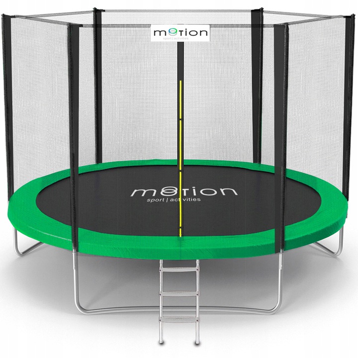 Motion Sport Line градински батут 3,05 м (10ft) зелен, външна мрежа
