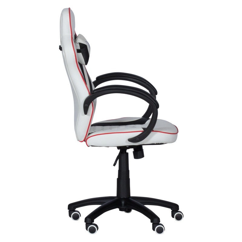 Геймърски стол Comfortino 6307 - бяло-черен