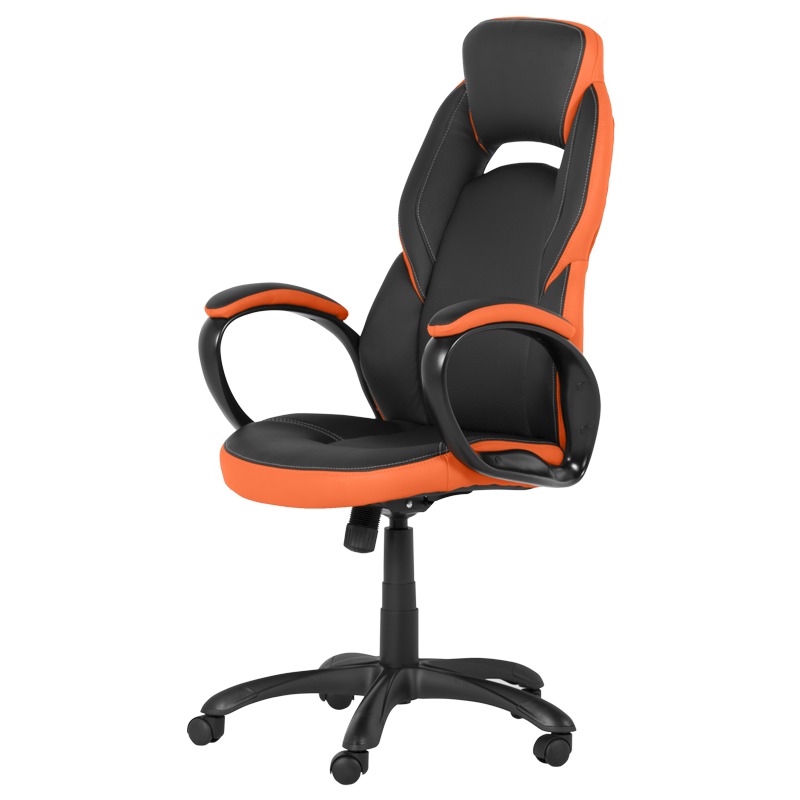 Геймърски стол Comfortino 7511 - черно-оранжев