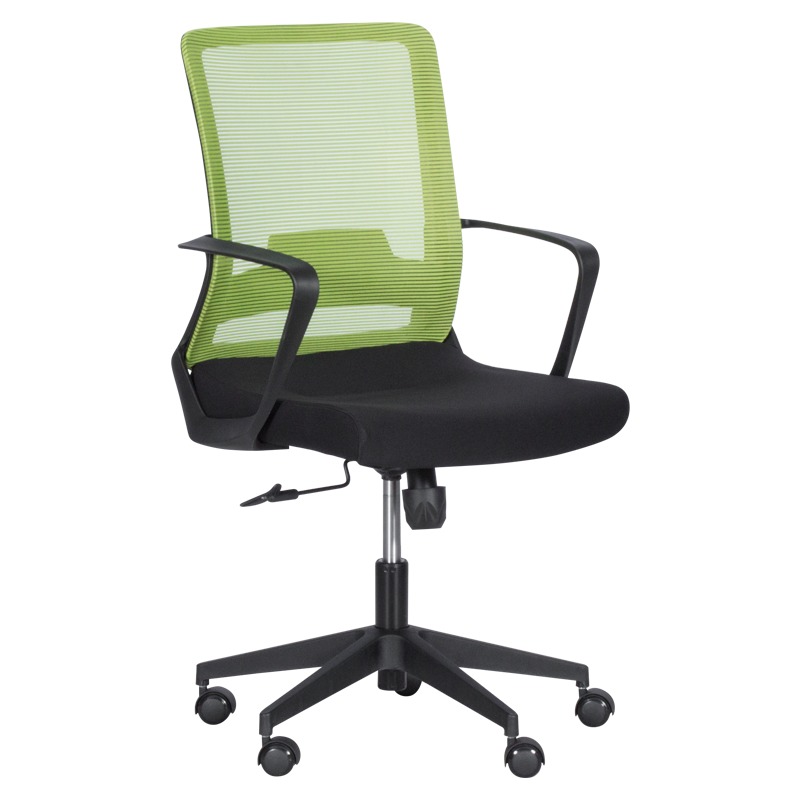 Работен офис стол Comfortino 7563 - черен - зелен