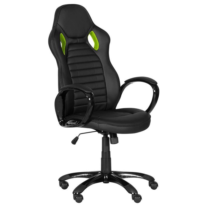 Геймърски стол Comfortino 7502 - черно-зелен