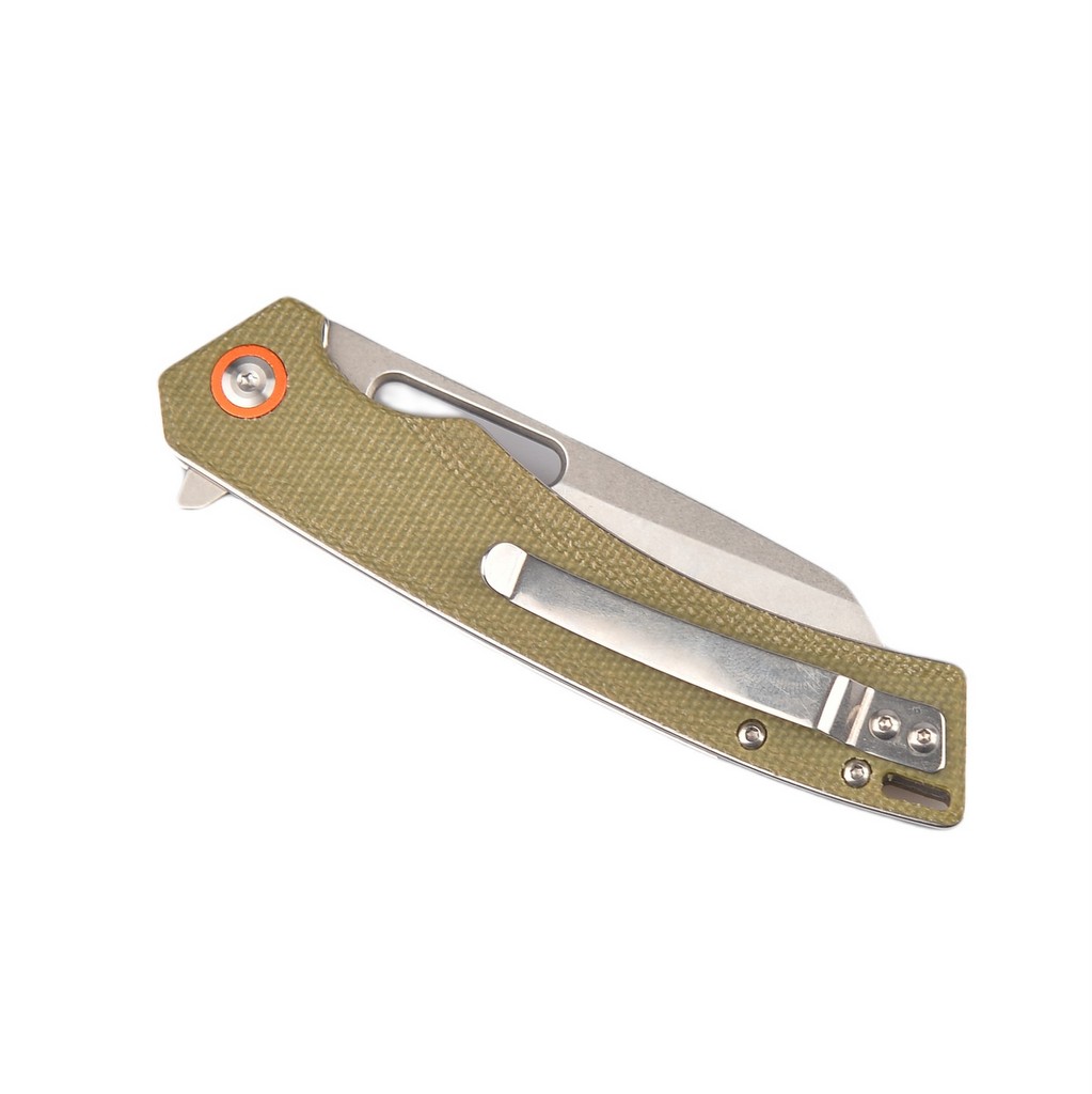 Сгъваем нож Dulotec K215 - светло зелено 8Cr13Mov неръждаема стомана