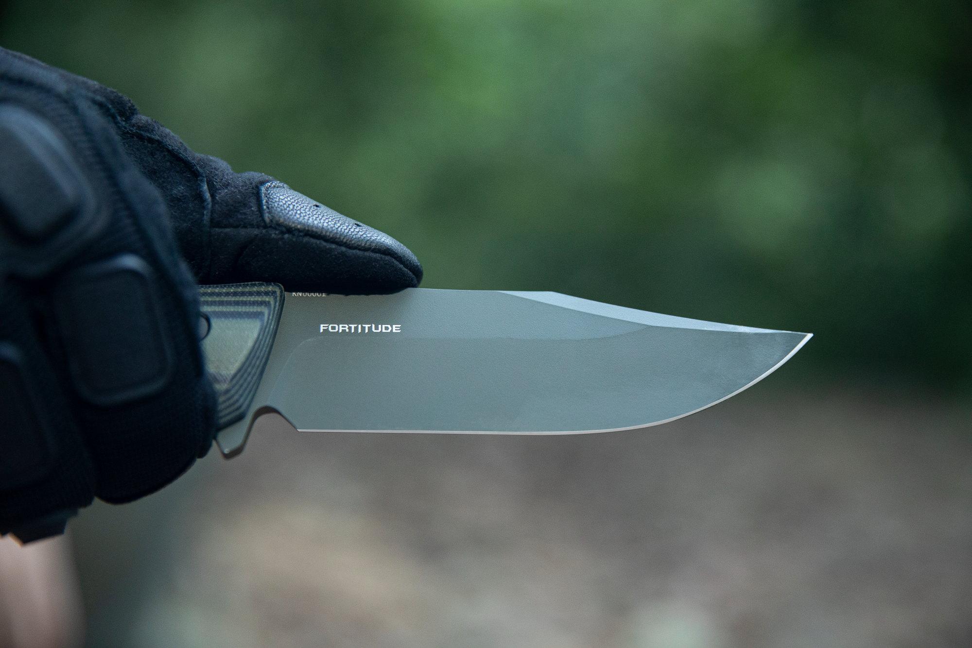 Нож с фиксирано острие Oknife Fortitude - Зелен D2 стомана с покритие Ceracote