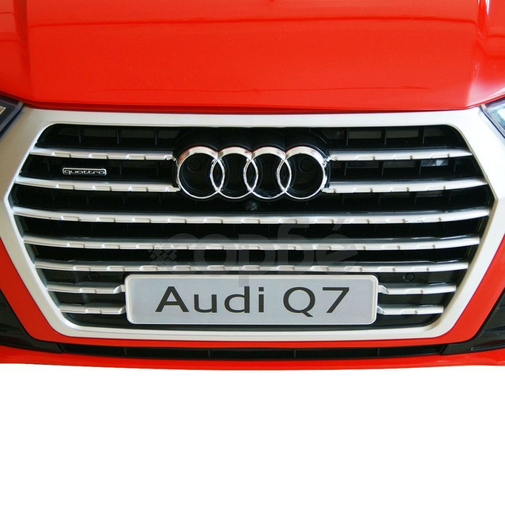 Електрически детски автомобил Audi Q7, червен, 6 V