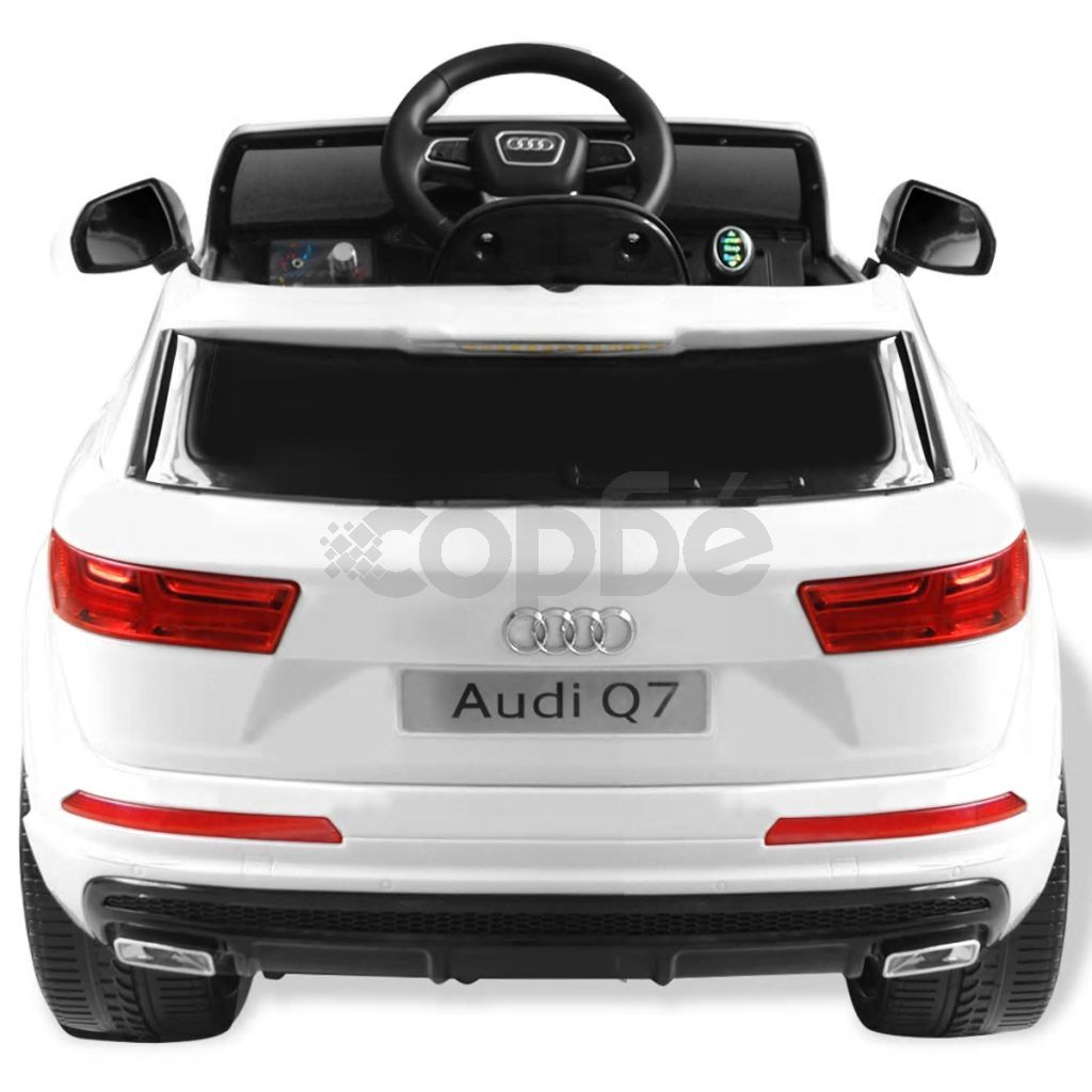 Електрически детски автомобил Audi Q7, бял, 6 V