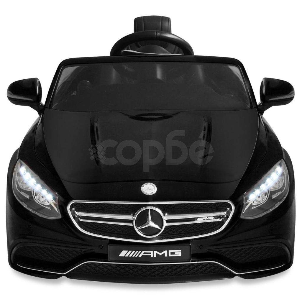 Акумулаторна кола Mercedes Benz AMG S63, черна, 12V