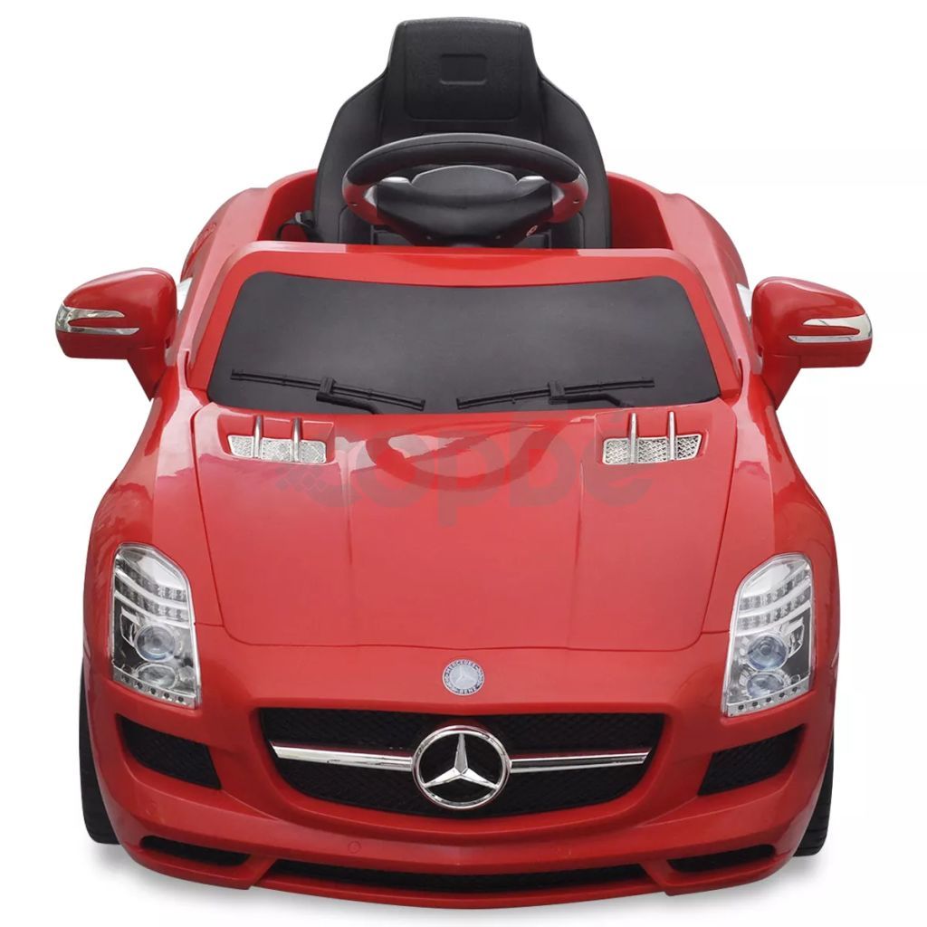 Електрическа кола Mercedes SLS AMG, червена, 6V с дистанционно