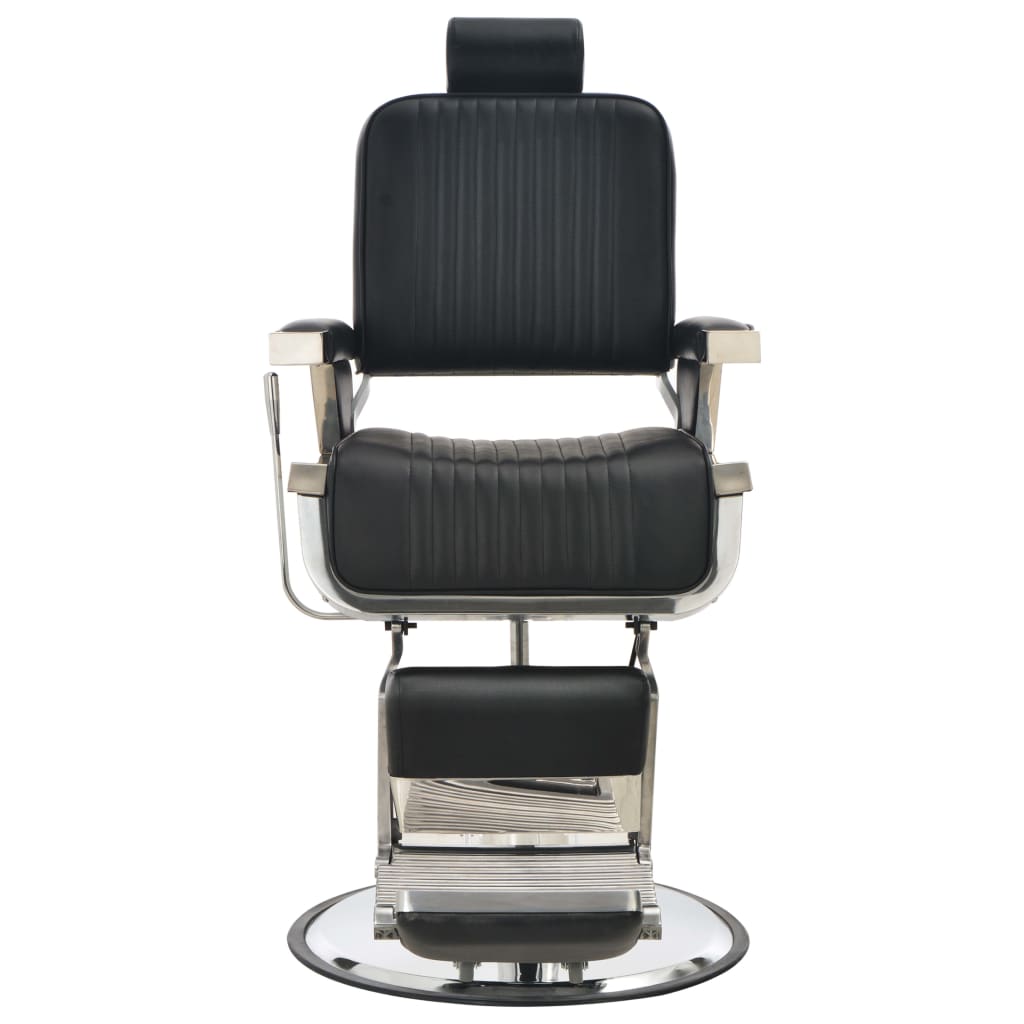 Фризьорски стол, черен, 68x69x116 см, изкуствена кожа