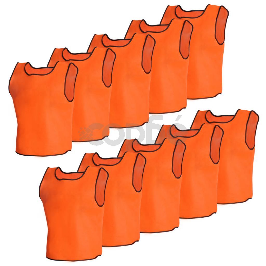 Маркиращи спортни потници, оранжеви, за възрастни - 10 броя