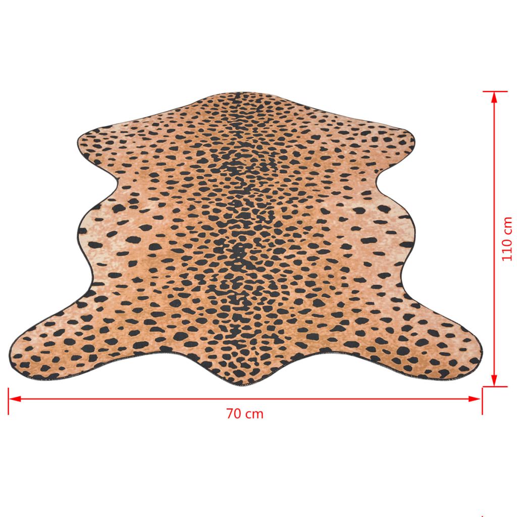 Килим 70 x 110 см, гепардови форма и шарка