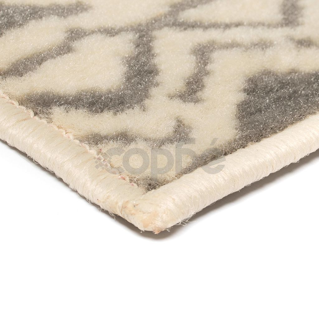 Модерен килим, традиционен дизайн, 160x230 см, бежово/сиво