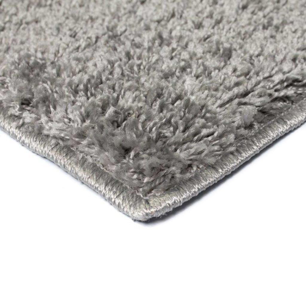 Рошав килим тип шаги, 140x200 см, сив 