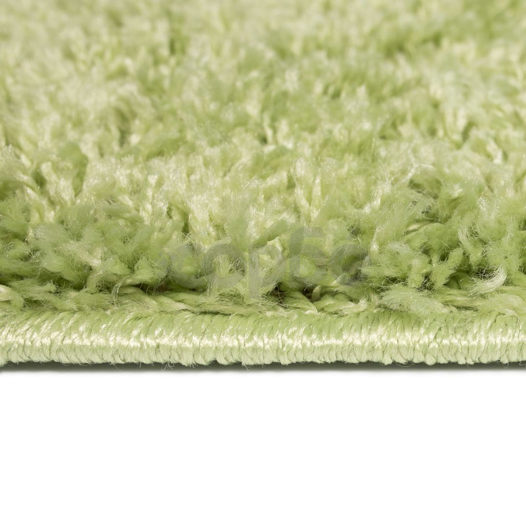 Рошав килим тип шаги, 140x200 см, зелен 