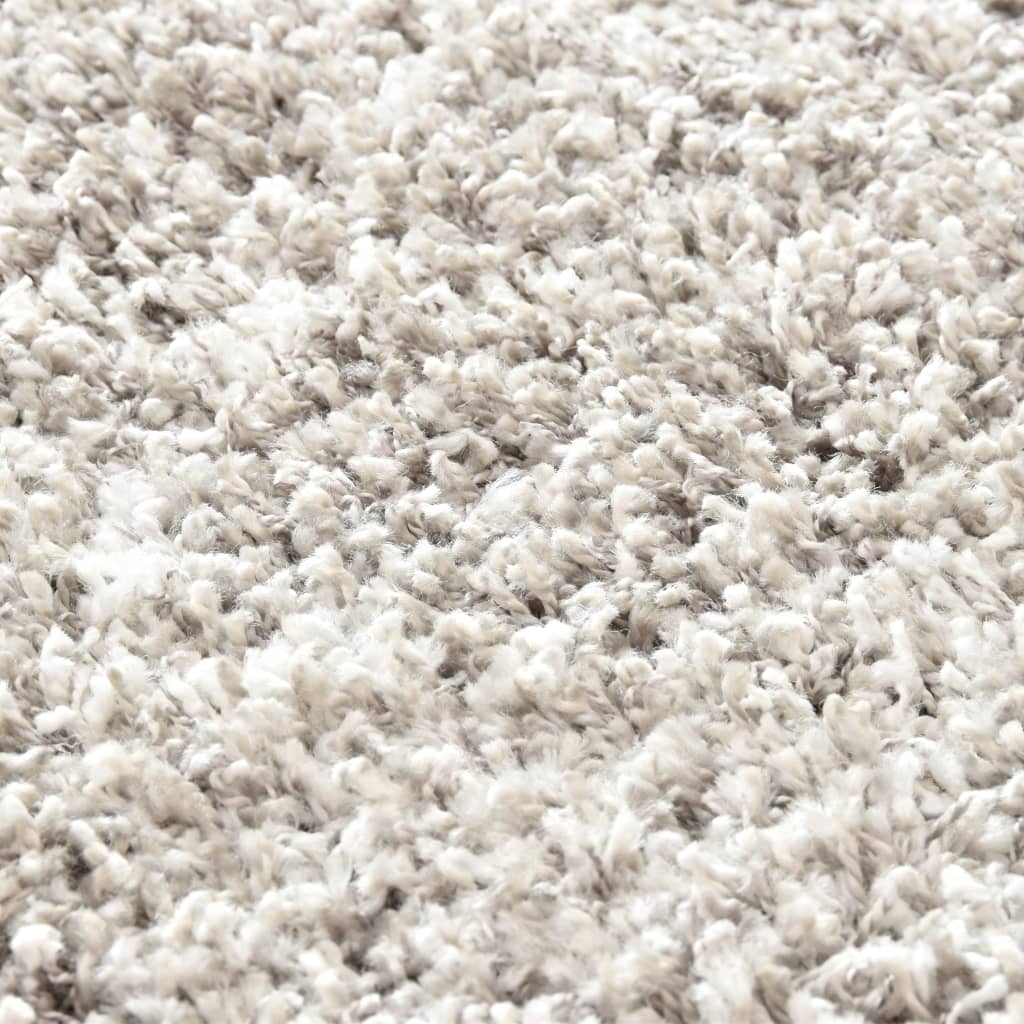 Рошав берберски килим, РР, пясъчен и бежов цвят, 120x170 см