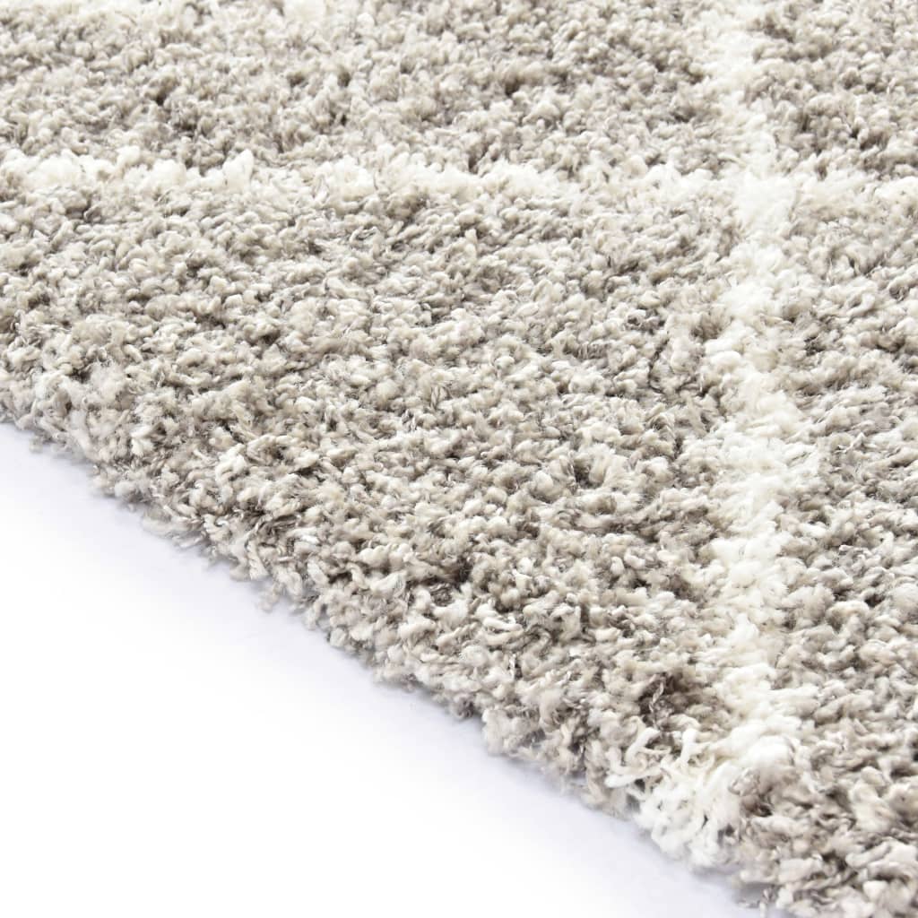 Рошав берберски килим, РР, пясъчен и бежов цвят, 160x230 см