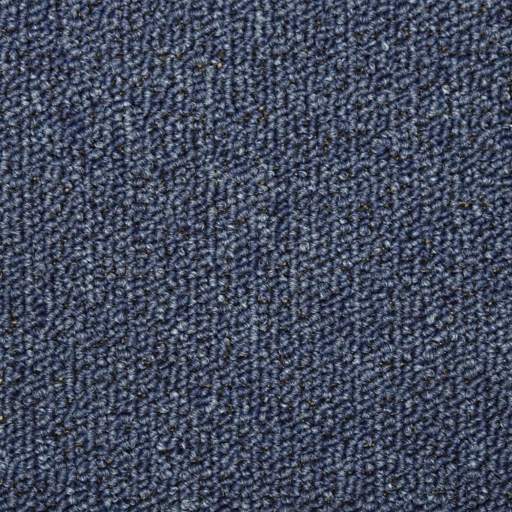 Постелки за стъпала, 15 бр, 65x25 см, сини