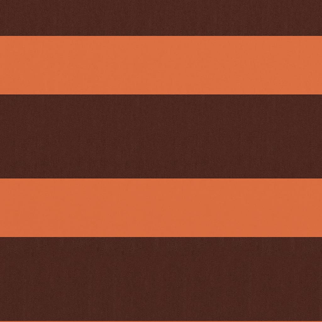 Балконски параван, оранжево и кафяво, 90x400 см, оксфорд плат