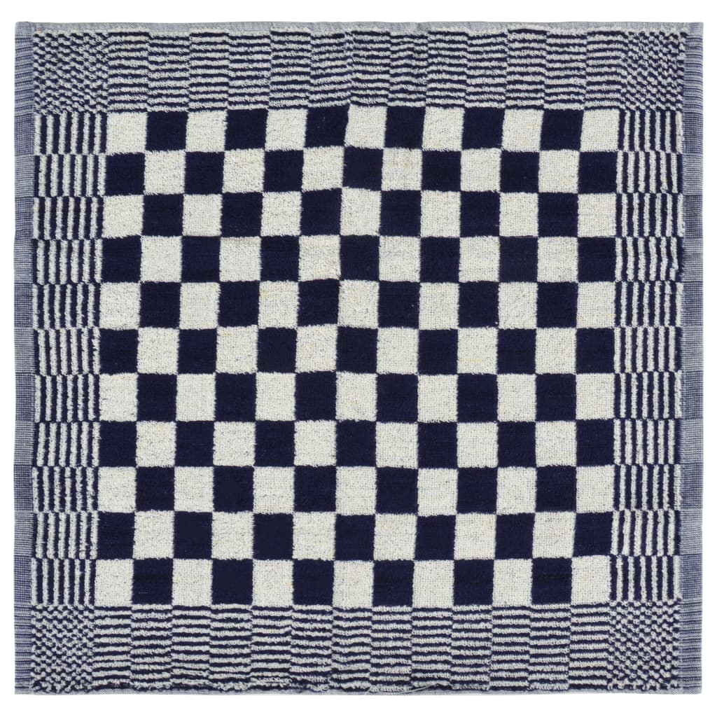 Комплект кърпи от 50 части, син и бял, памук
