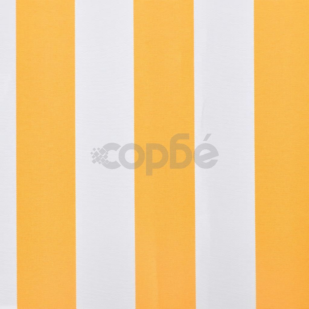 Платнище за тента слънчогледово жълто и бяло 3х2,5м (без рамка)