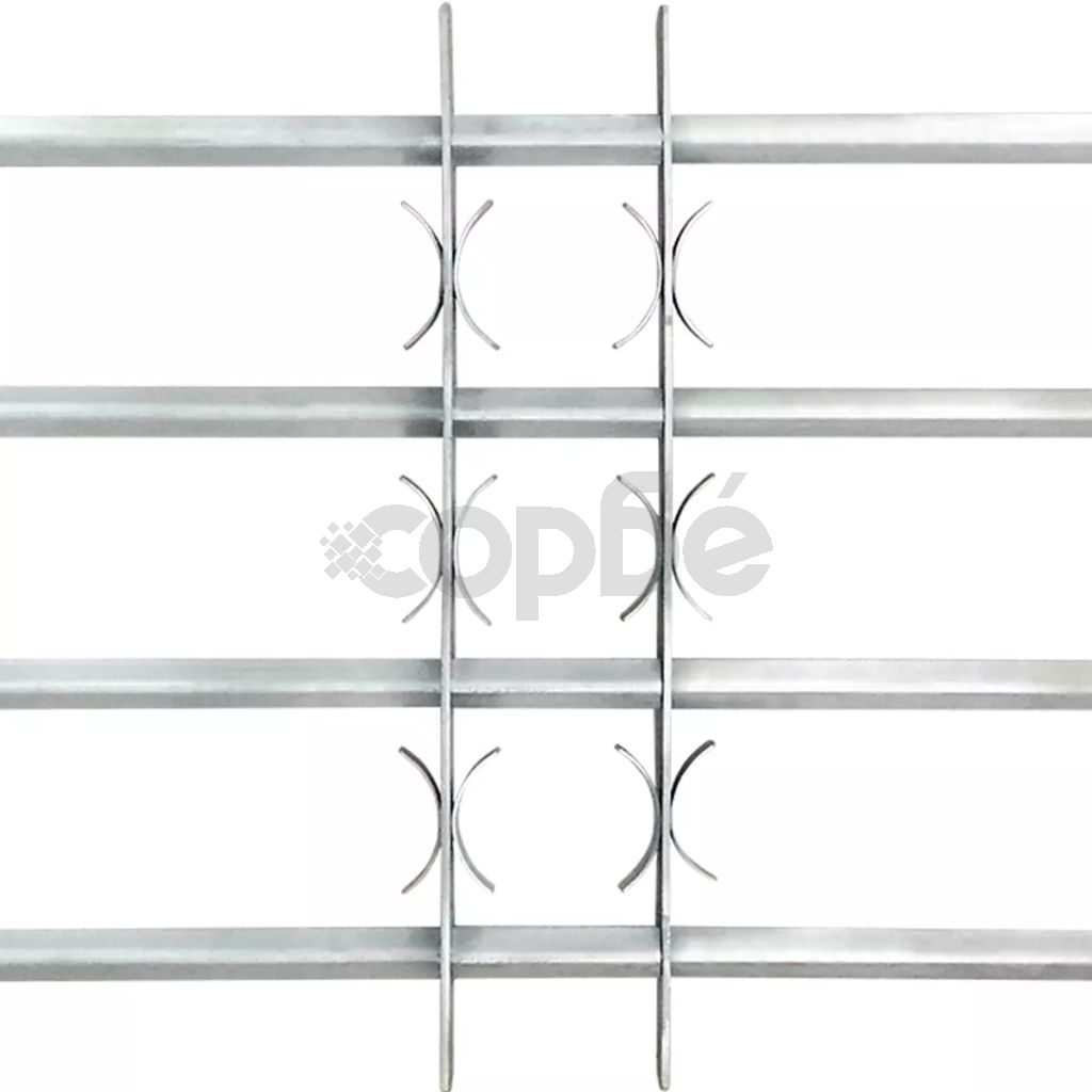 Регулируема решетка за прозорци с 4 напречни пръта 1000-1500 мм
