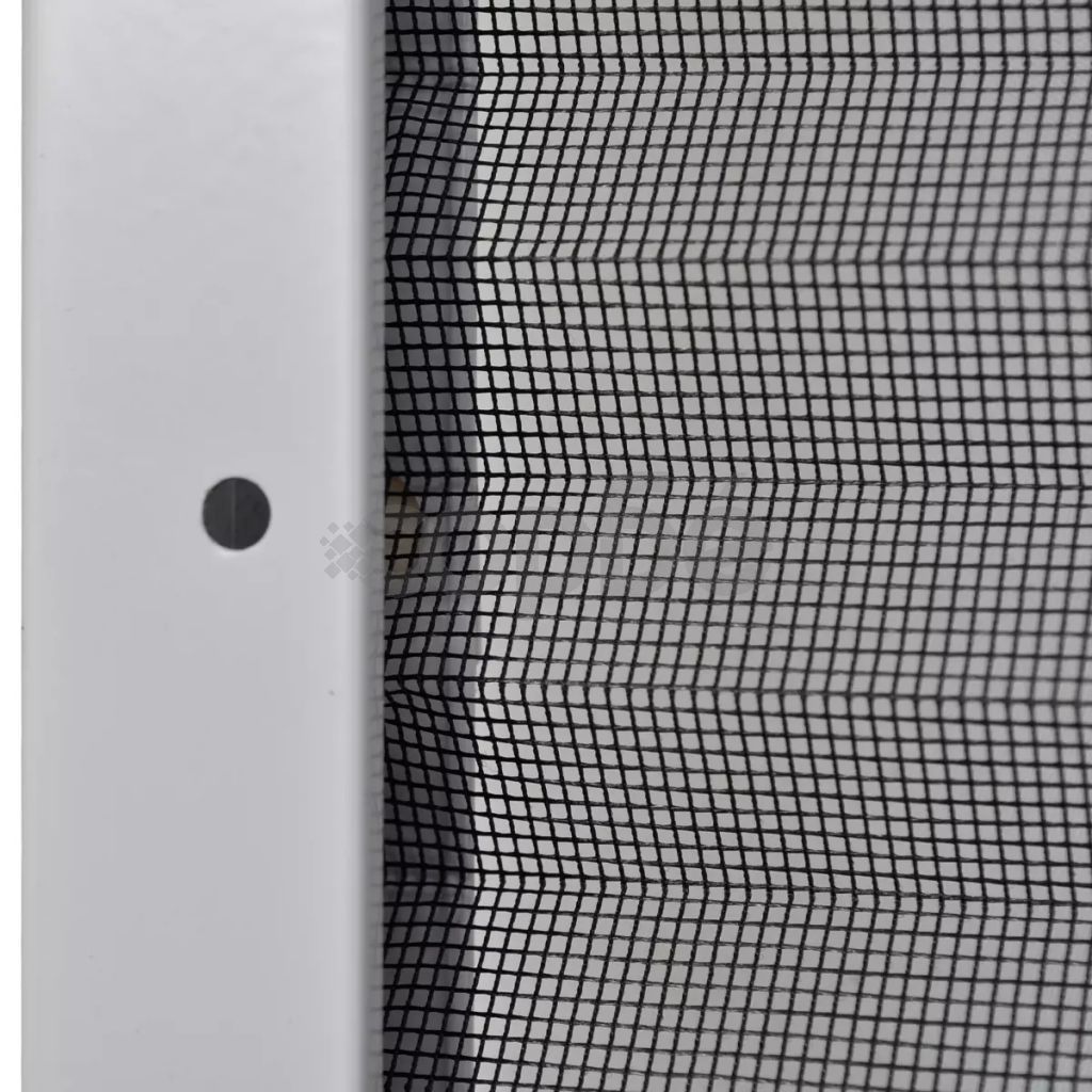 Алуминиев плисе комарник за прозорци със сенник, 60x80 см 