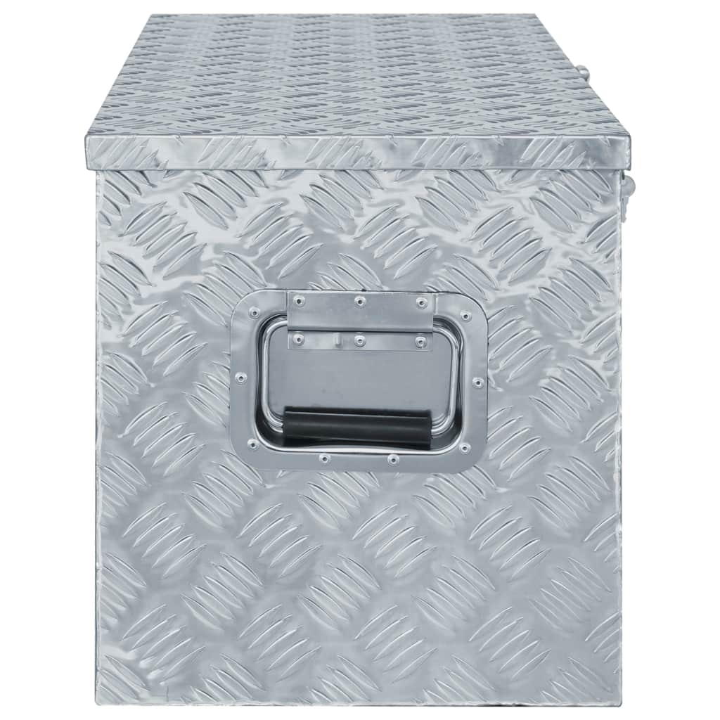Алуминиева кутия, 110,5x38,5x40 см, сребриста