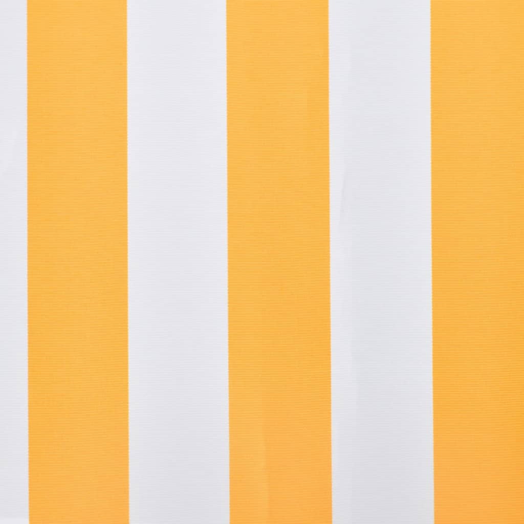 Платно за тента, оранжево и бяло, 350x250 см 