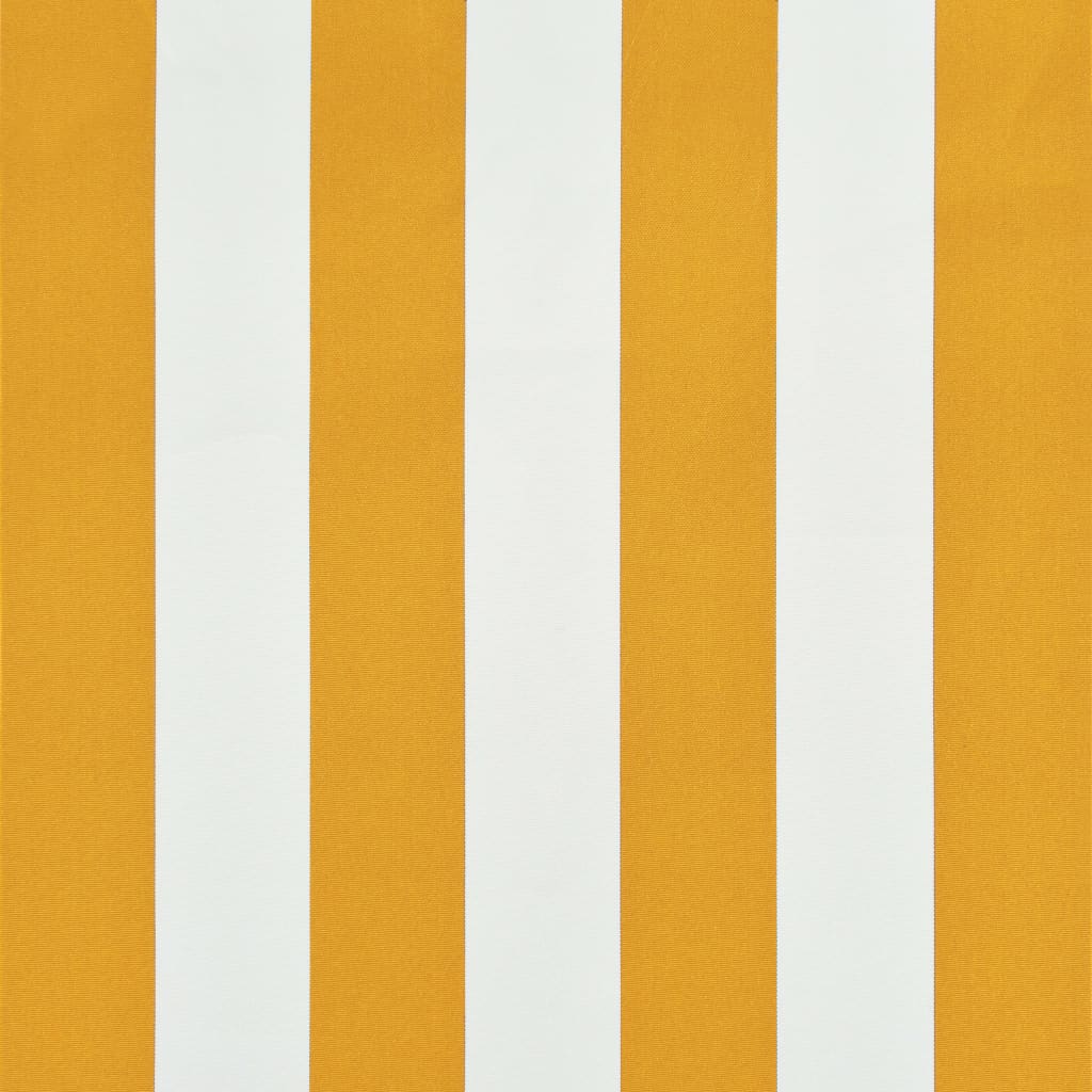 Сенник с падащо рамо, 150x150 см, жълто и бяло