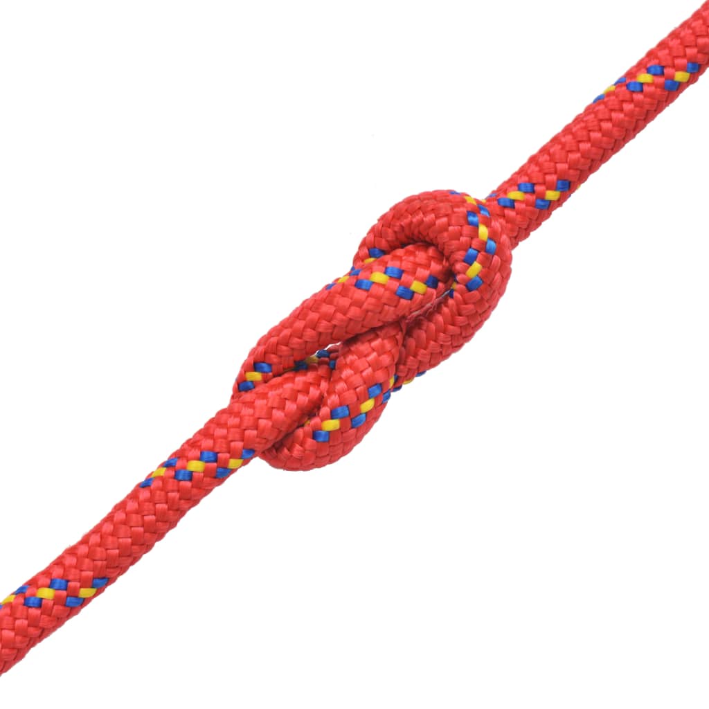Морско въже, полипропилен, 16 мм, 250 м, червено