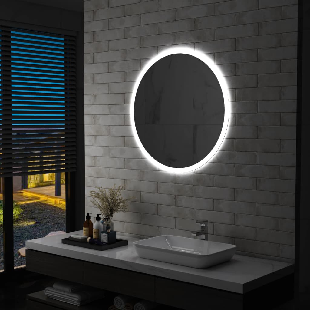 LED огледало за баня, 80 см