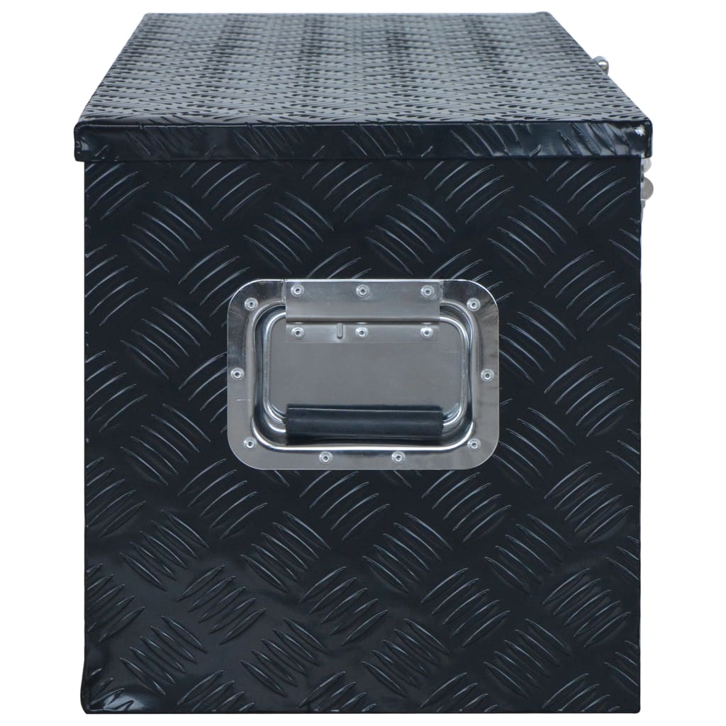 Алуминиева кутия, 1085x370x400 см, черна