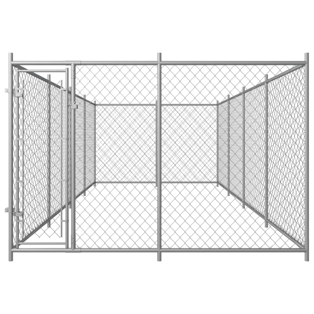 Дворна клетка за кучета, 8x4x2 м