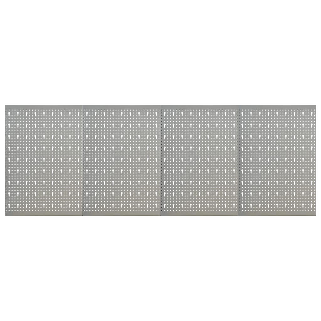Стенни панели за инструменти, 4 бр, 40x58 см, стомана