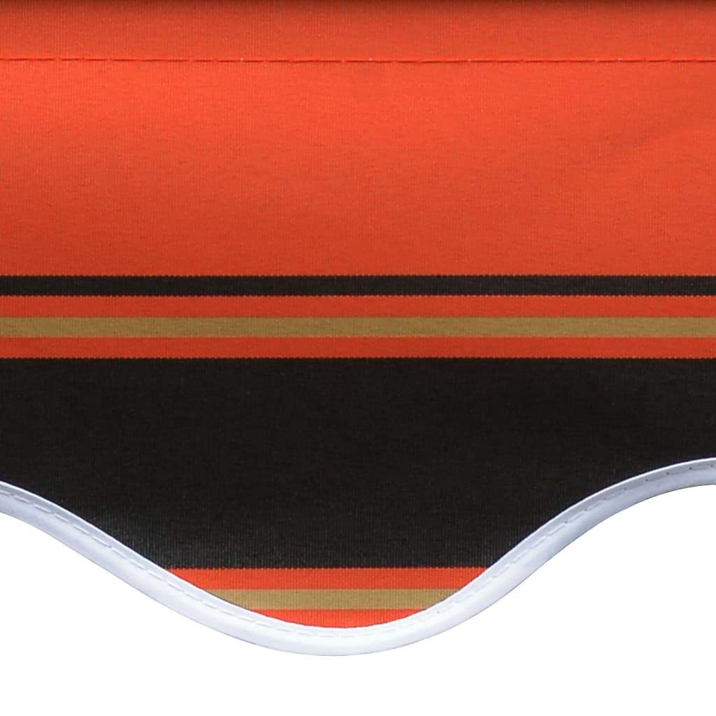 Платнище за тента и сенник, оранжево и кафяво, 600x300 см