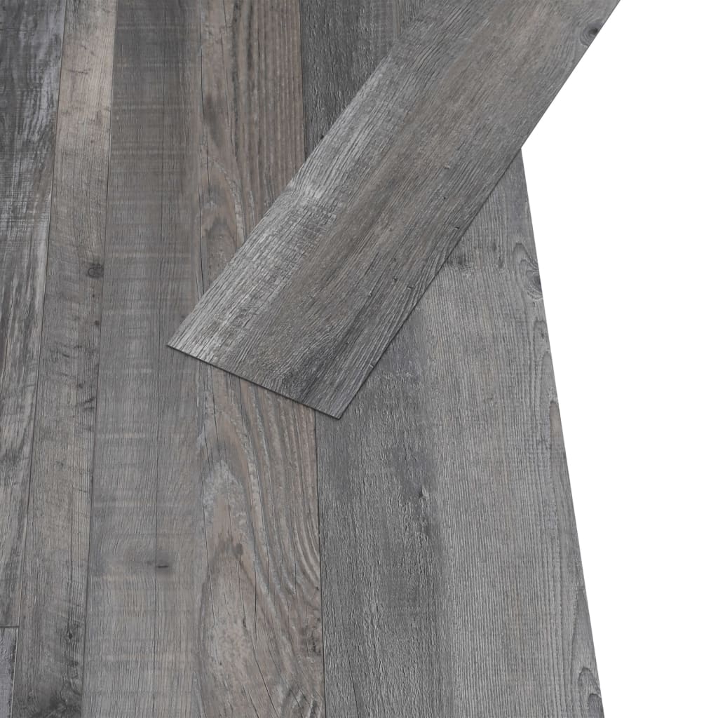 PVC подови дъски 5,02 кв.м. 2 мм самозалепващи индустриално дърво