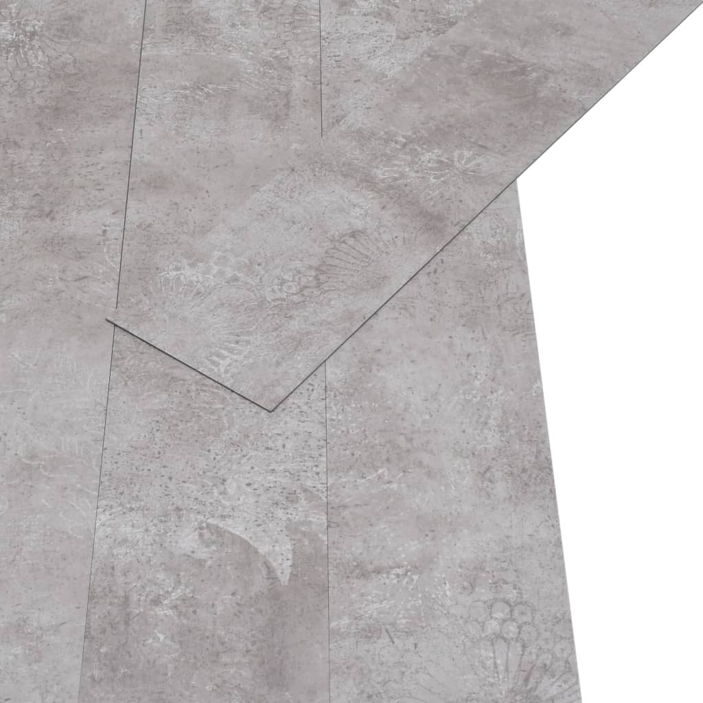 Несамозалепващи PVC подови дъски 5,26 кв.м. 2 мм земно сиво