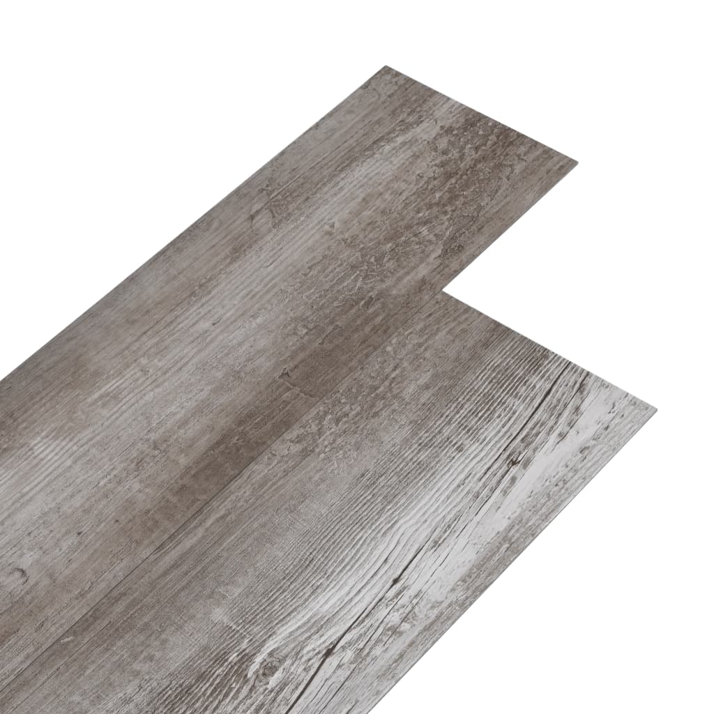 Несамозалепващи PVC подови дъски 5,26 кв.м. 2 мм кафяво дърво мат