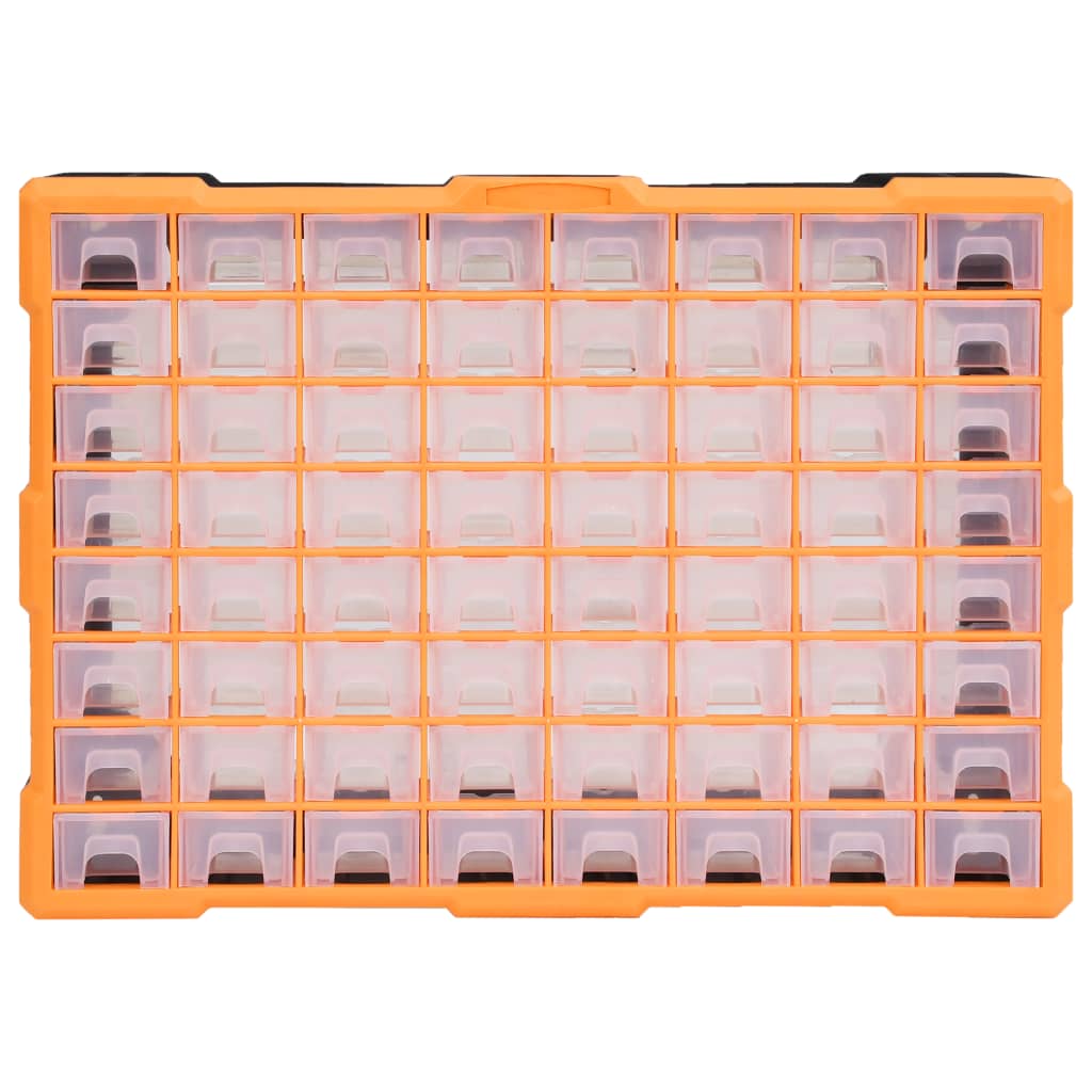 Шкаф органайзер с 64 чекмеджета, 52x16x37,5 см
