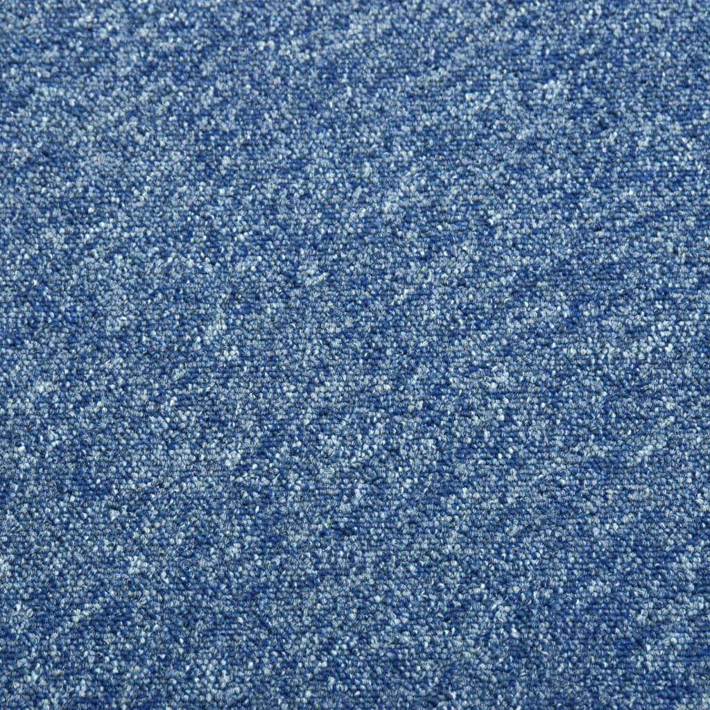 Килимни плочки за под, 20 бр, 5 кв.м., 50x50 см, сини