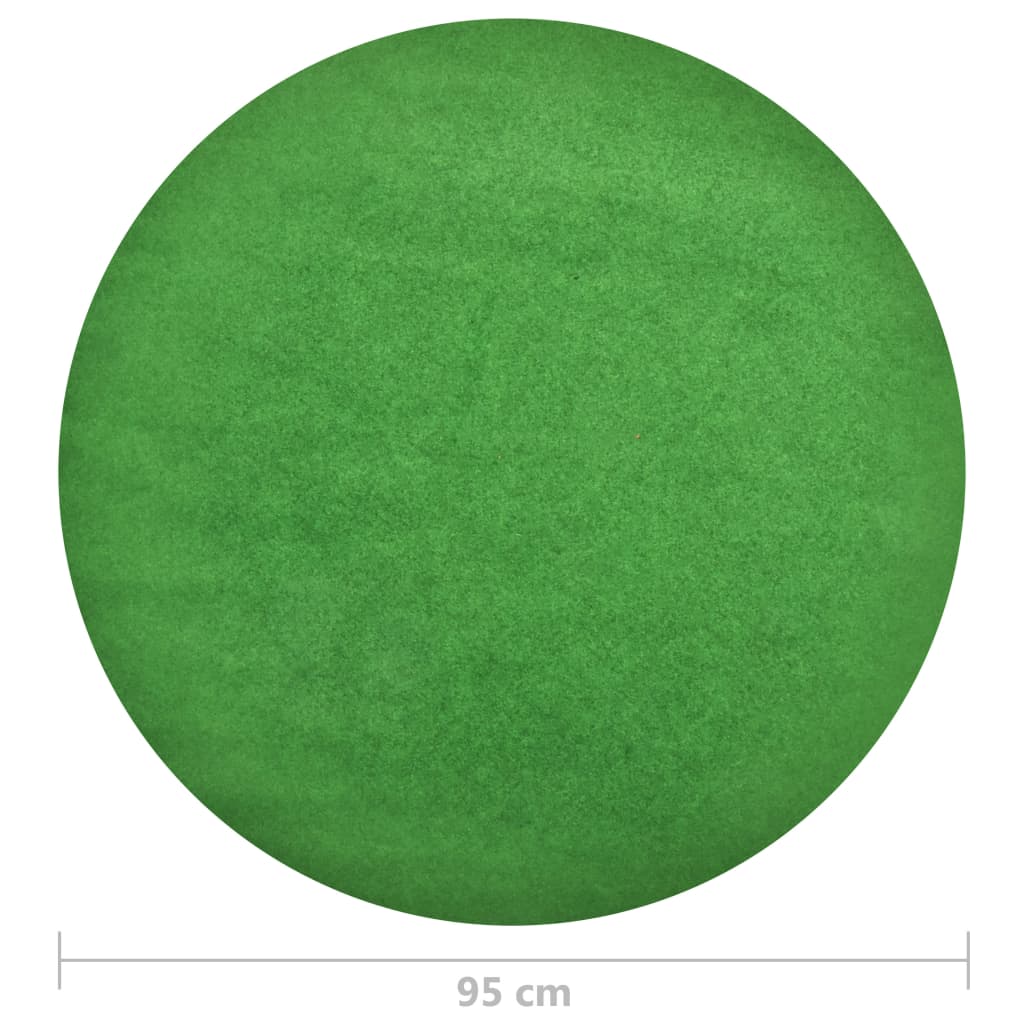 Изкуствена трева с шипове, диаметър 95 см, зелена, кръгла