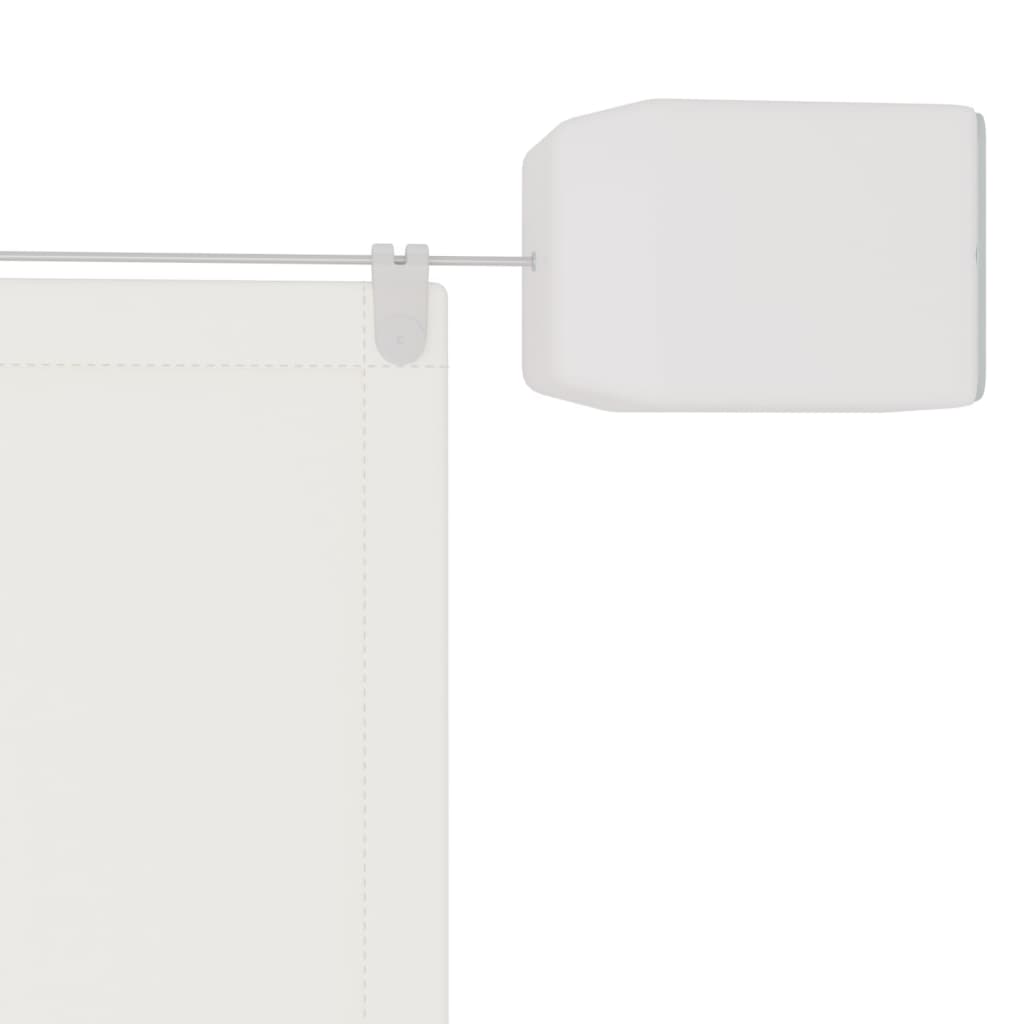 Вертикален сенник, бял, 60x600 см, оксфорд плат