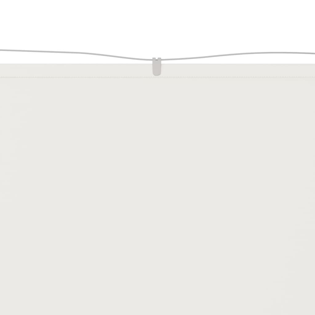 Вертикален сенник, бял, 60x1200 см, оксфорд плат