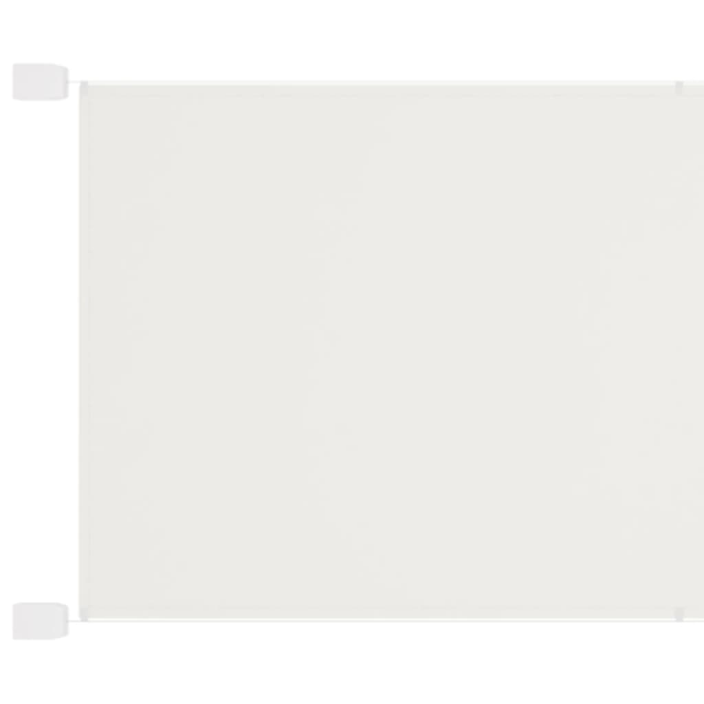 Вертикален сенник, бял, 250x360 см, оксфорд плат