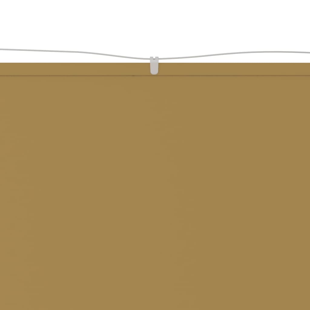 Вертикален сенник, бежов, 60x1000 см, оксфорд плат