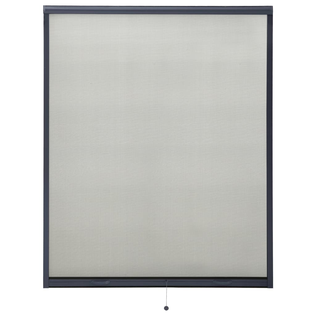 Ролетен комарник за прозорци, антрацит, 150x170 см