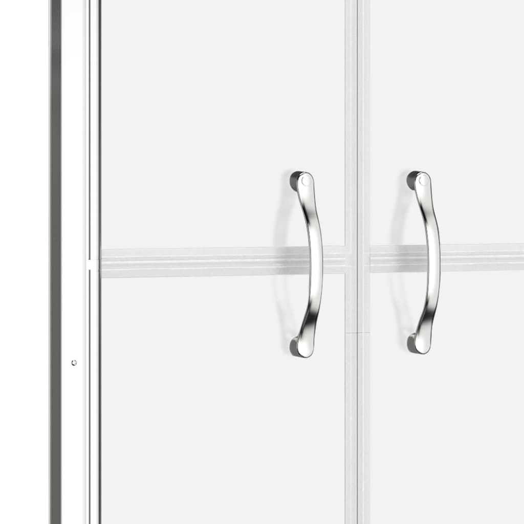 Врата за душ, полуматирано ESG стъкло, 76x190 см